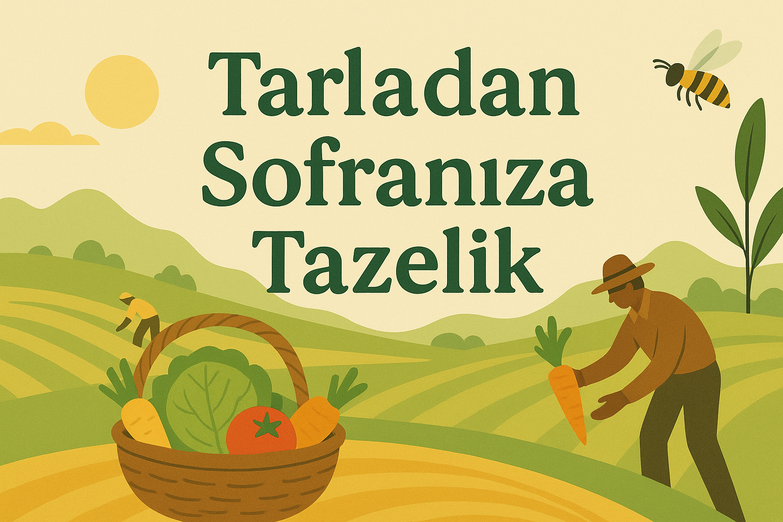 Tarladan Sofranıza Tazelik
