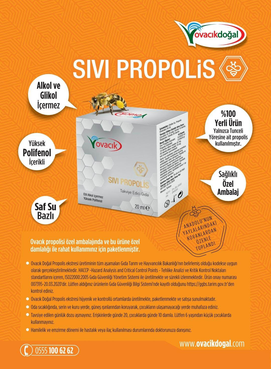 Propolis Ekstraktı Su Bazlı 20Ml - Görünüm 2