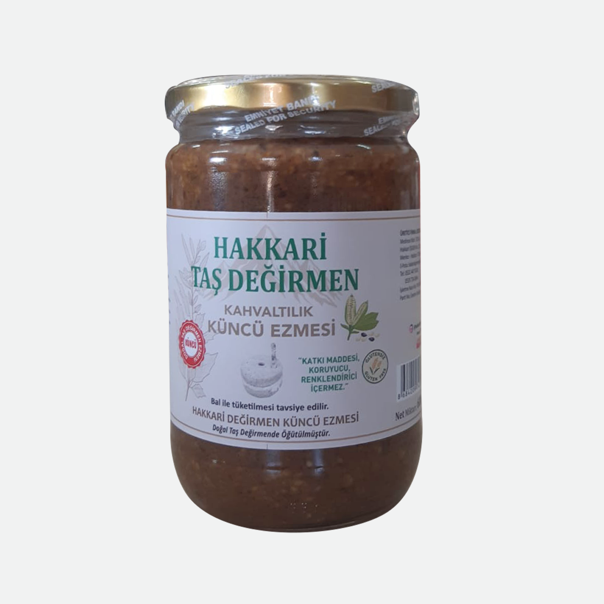 Hakkari Değirmen Kahvaltılık Künçü Ezmesi 600 gr - Görünüm 1